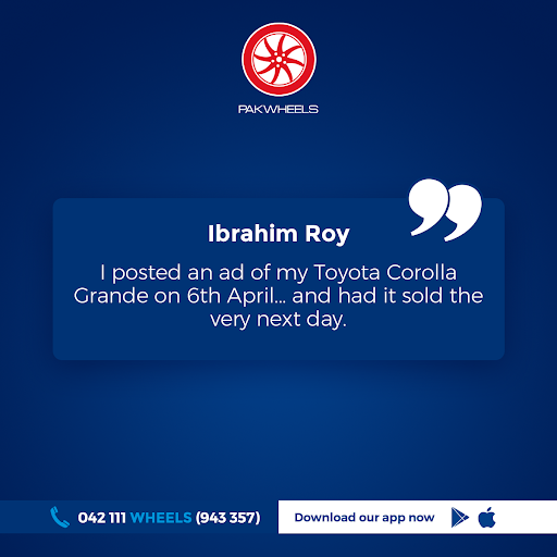 PakWheels's tweet photo. Ap Bhi In Sab Ki Tarha Apni Gaari PakWheels Kay Zariye Beachen!

Place your ad: https://t.co/9jnm8cIqmM

#PWsell #SellYourCar #PakWheels https://t.co/moekxDQJXw