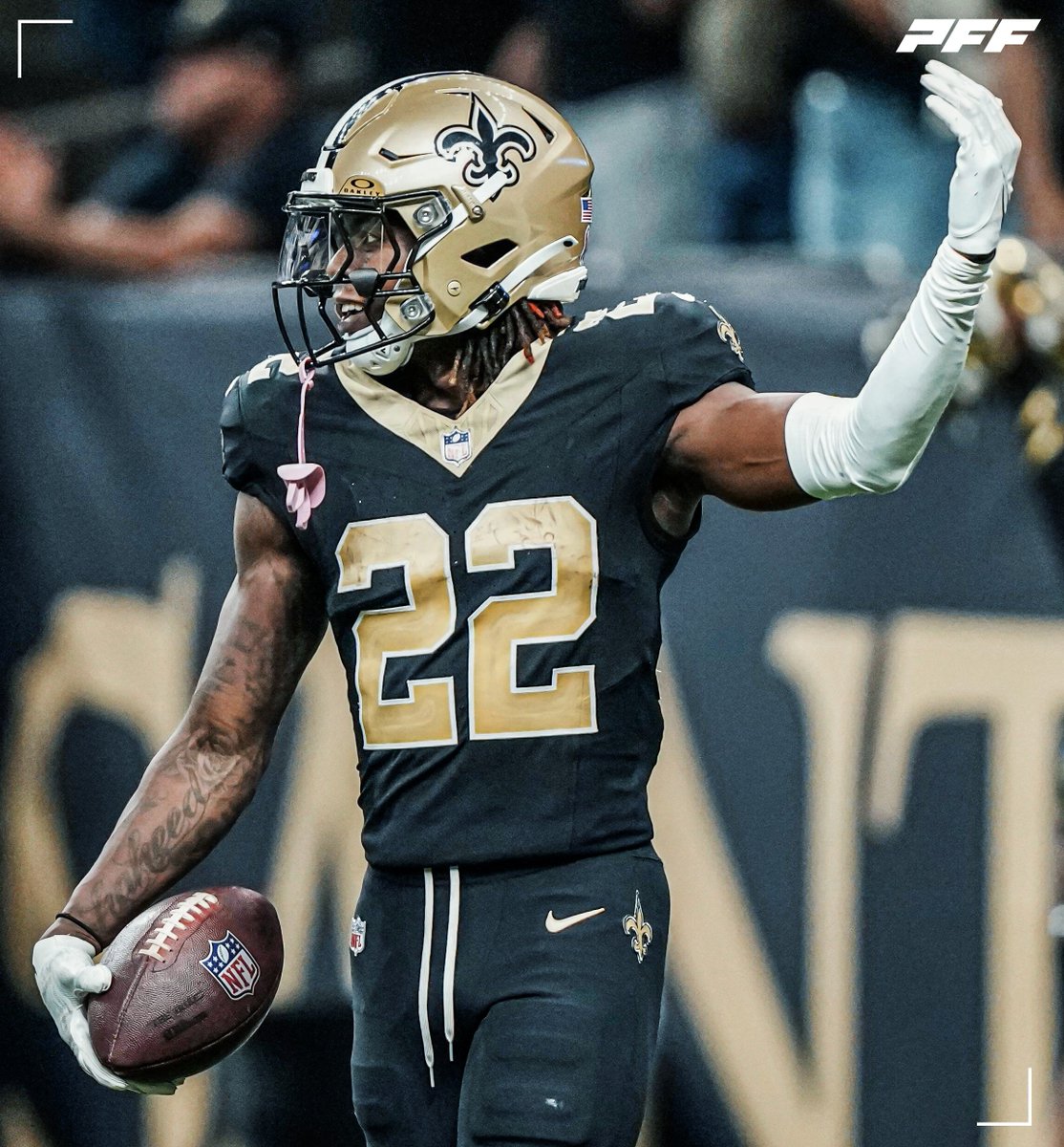 PFF_Fantasy's tweet photo. Rashid Shaheed on targets of 20+ yards in week 8: 

⚜️ 98.3 REC Grade (1st) 
⚜️ 3 Receptions (1st) 
⚜️ 153 Yards (1st) 
⚜️ 1 TD https://t.co/IF6J4EdpyL