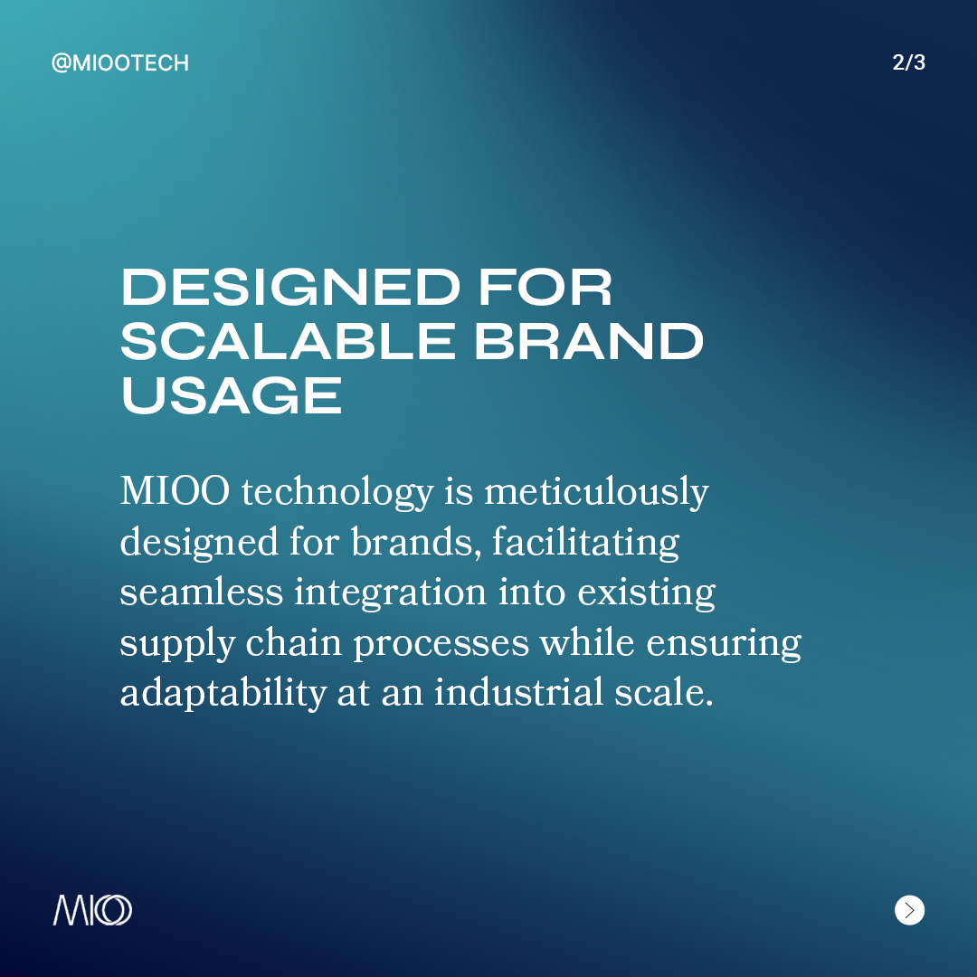 MiooTech's tweet photo. Deliver simple product-customer offline-to-online interactions at scale with MIOO's user-centric system design. A click is all it takes to transition from QR-embedded label scanning to digital certificate redemption.
#miootech #mioo https://t.co/dVdEhI7vD1