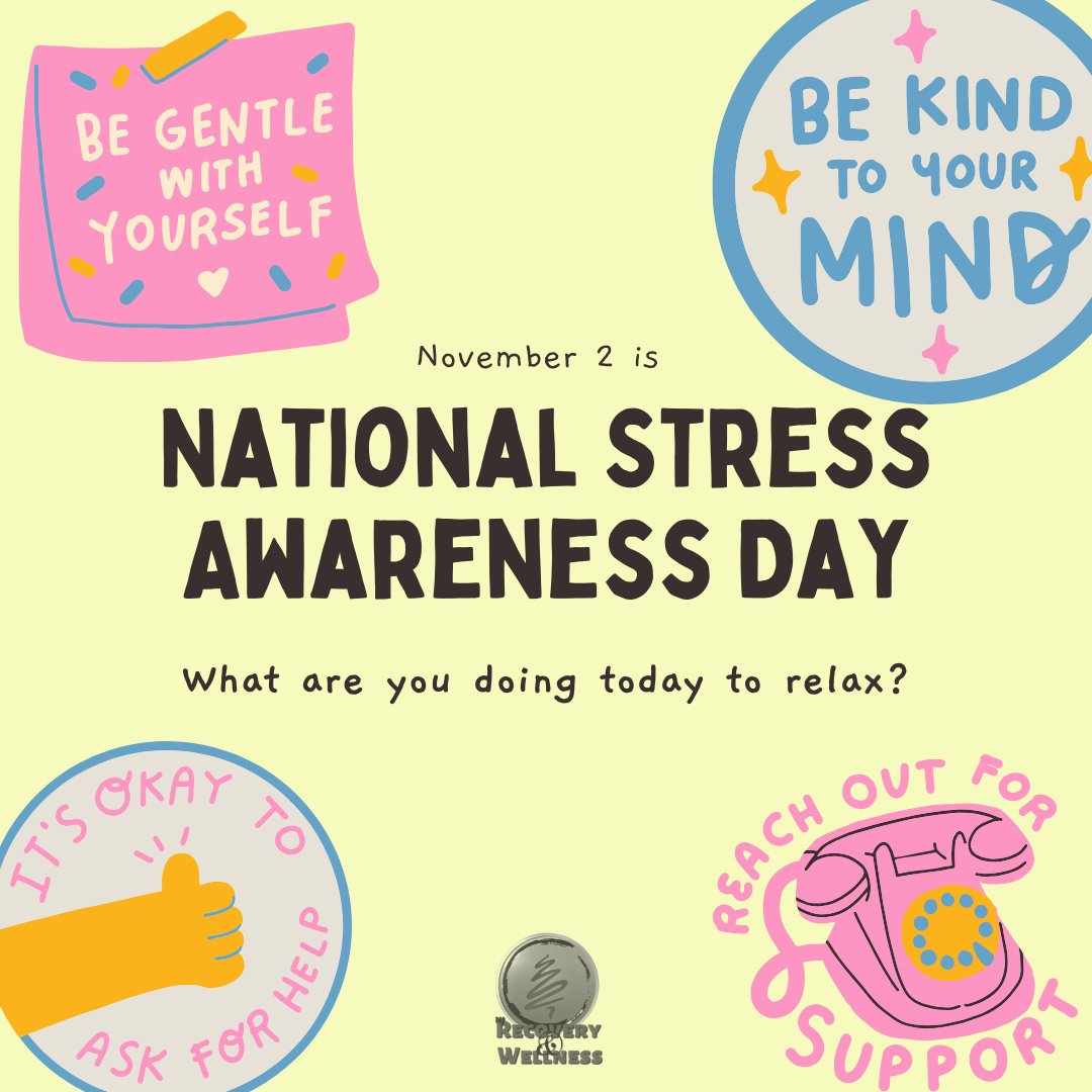 nj_raw's tweet photo. Today is National Stress Awareness Day! 
By understanding its sources, adopting coping strategies, and practicing self-care, we can navigate stress.
#stress #nationalstressawarenessday #stressawareness #burnout #selfcare #mentalhealth #resilience #strength #wellbeing #wellness https://t.co/tAfdqfc3dK