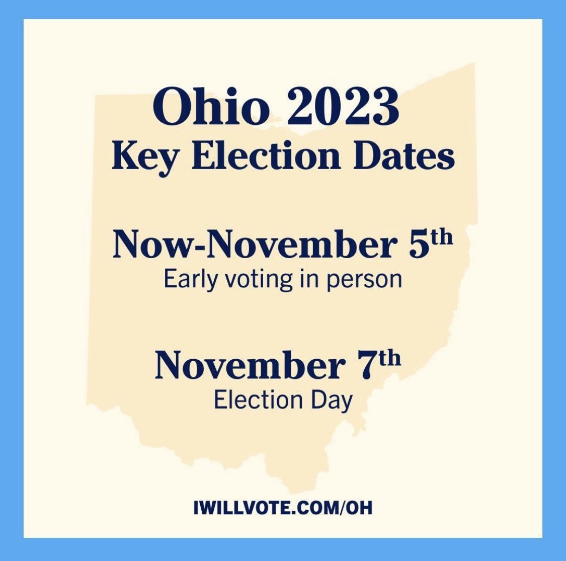 Time to vote Ohio!