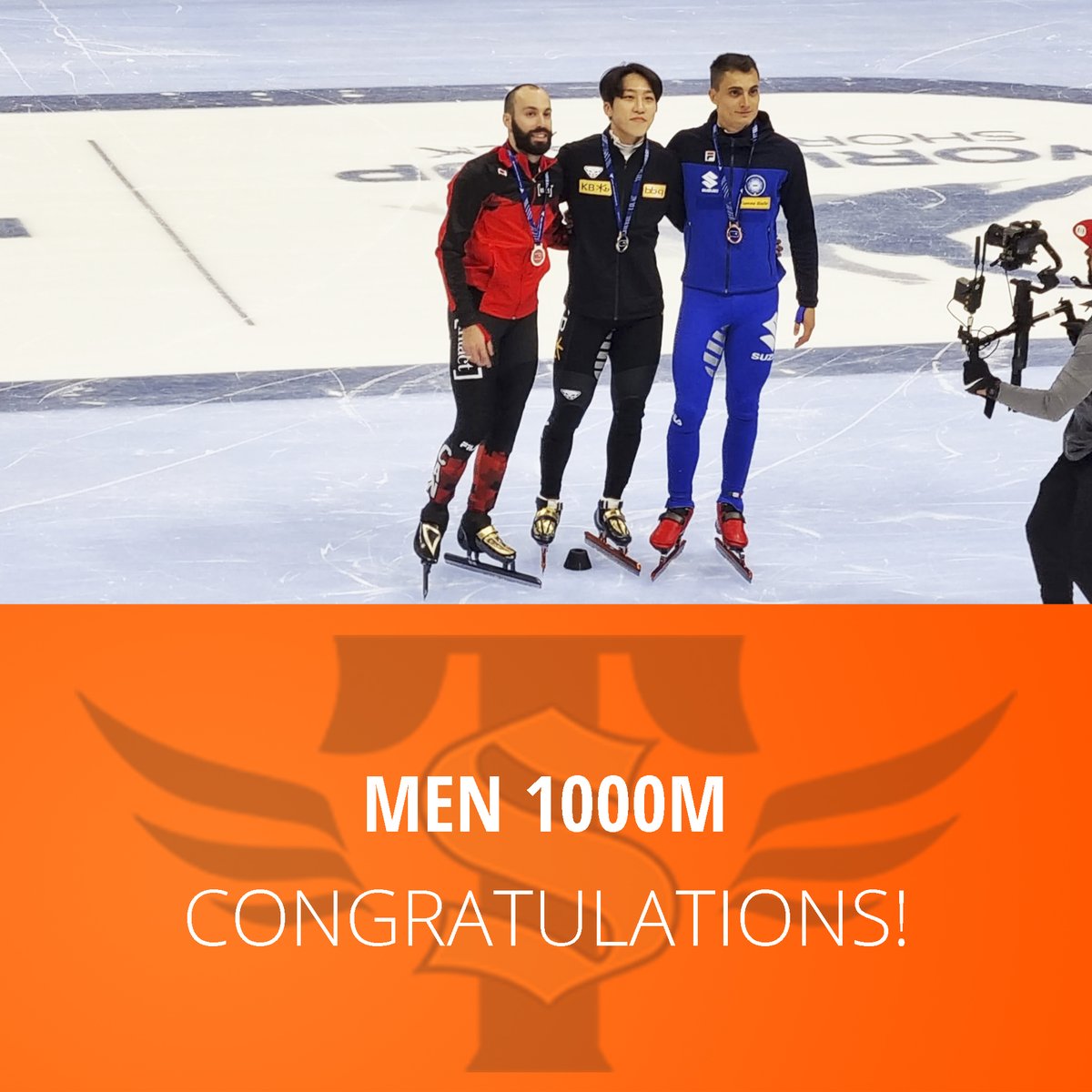 SkateTecNL's tweet photo. WorldCup 1 - Men

1500m
🥇 Daeheon Hwang
🥈 Stijn Desmet
🥉Reinis Berzins

1000m  1
🥇Ji Won Park 
🥉Pietro Sighel 

1000m 2
🥇 Gun Woo Kim
🥈Luca Spechenhauser
🥉William Dandjinou

500m men 
🥇Shaoang Liu
🥈Felix Roussel

🔥 Congratulations ! 🔥 https://t.co/T7Ic5Yruky