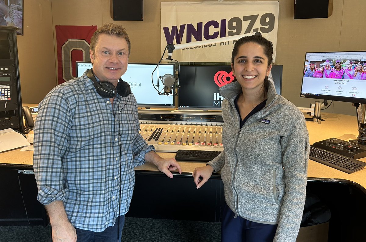 NatashaMongaMD's tweet image. It may be the end of October, but it’s never too late to get your screening mammogram. Had a great time discussing annual screening and the @AmericanCancer Making Strides Walk with @ChrisDavisRadio on @iHeartRadio. #BCAM