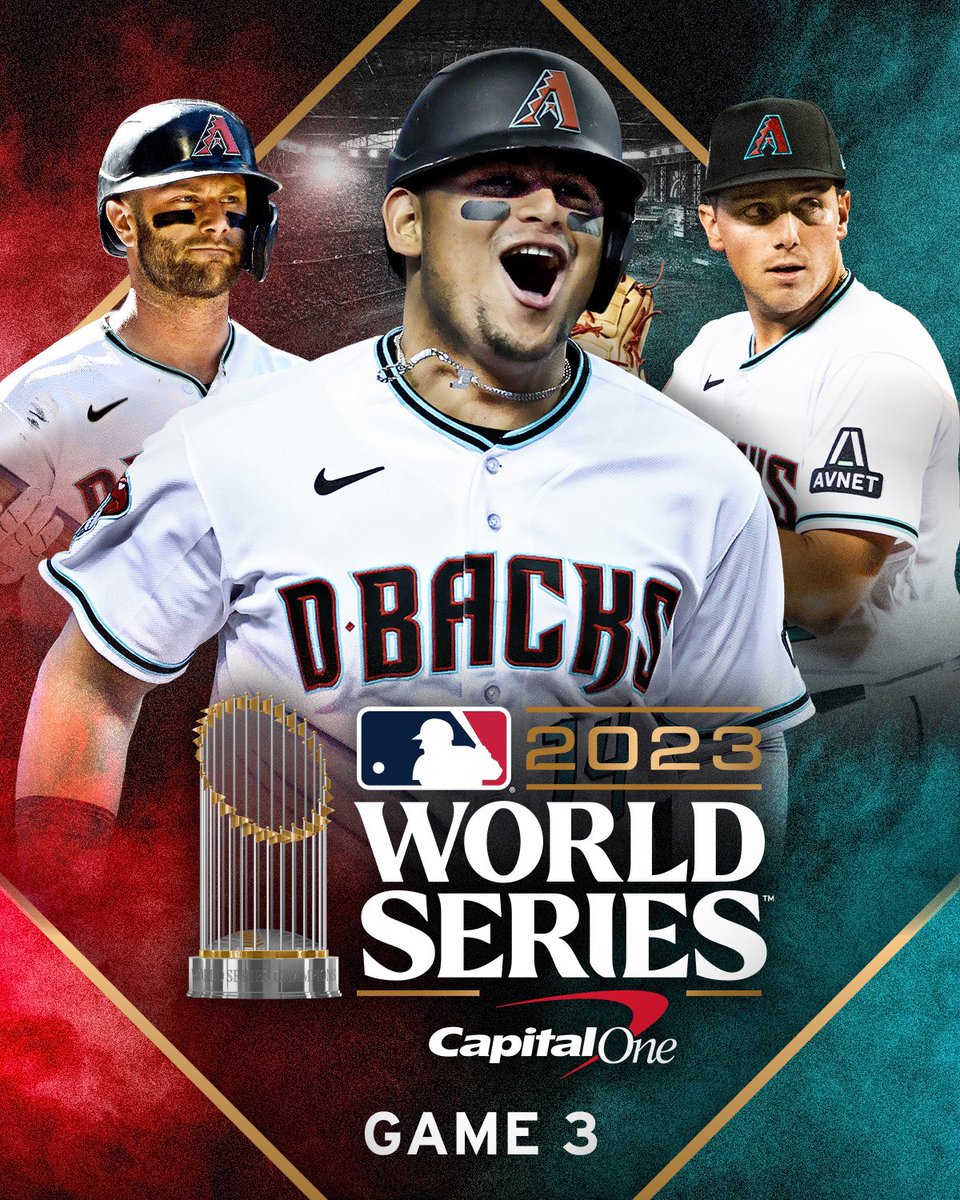 The Arizona Diamondbacks host a #WorldSeries game today.

#EmbraceTheChaos