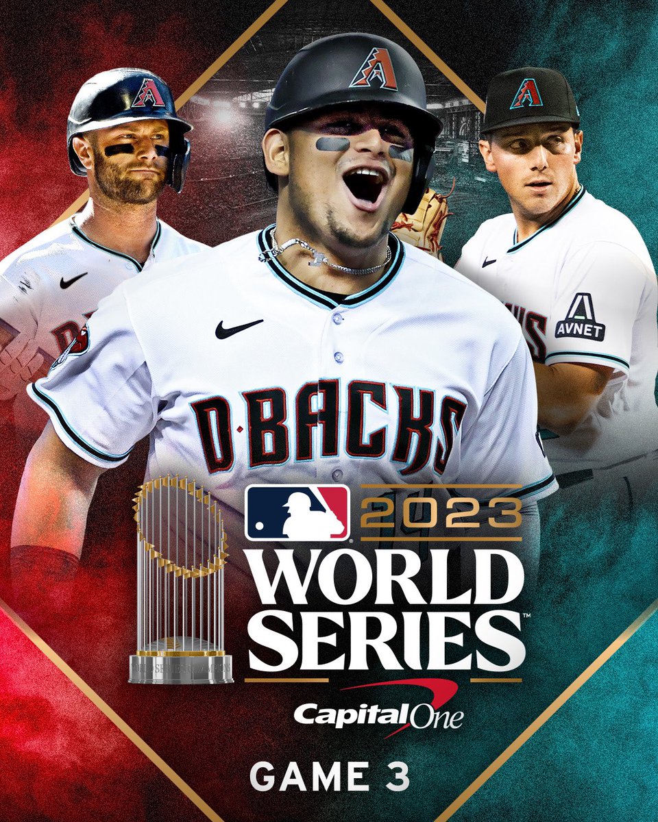 The Arizona Diamondbacks host a #WorldSeries game today. #EmbraceTheChaos