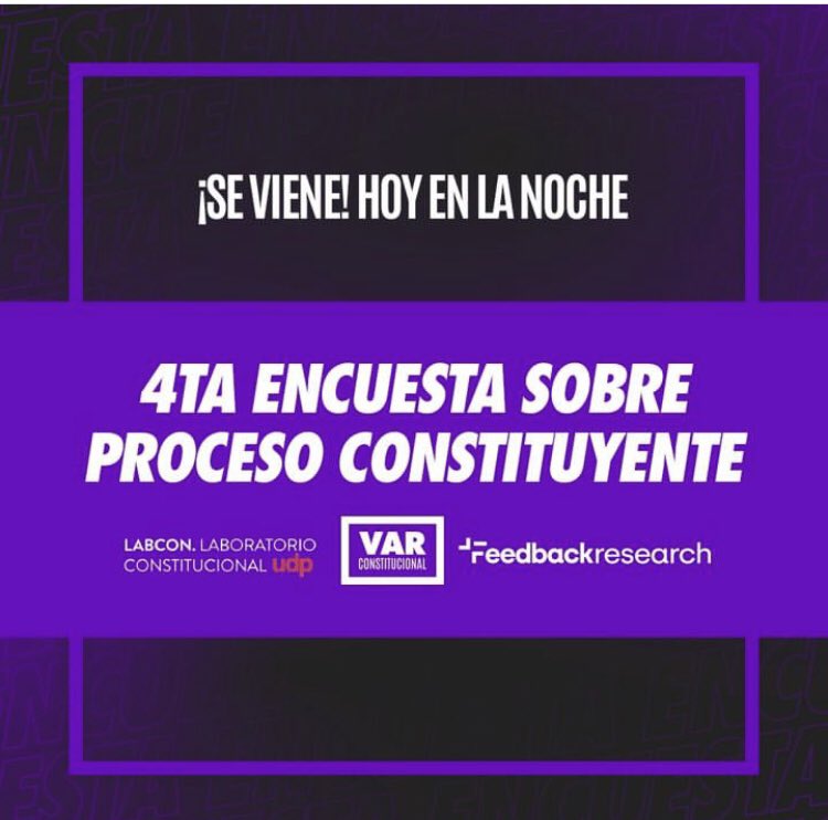 Esta noche se viene 4ta encuesta <a href="/udp_cl/">UDP</a> y <a href="/Feedback_CL/">Feedback</a>