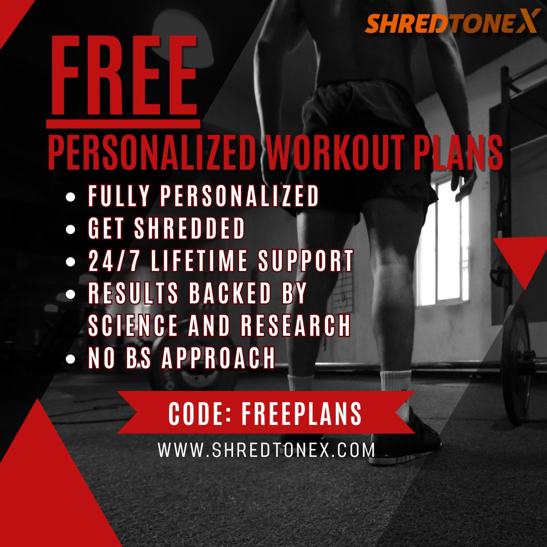 ✅ What you can expect:
- Tailored workout routines
- Expertly crafted exercises for your specific goals
- Nutritional guidance
- Regular progress tracking
- Research-based, no-BS approach to fitness

LINK IN BIO!🔥Use CODE: FREEPLANS

#fitnessjourney #fitnessplans #workout