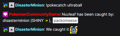 packomeese's tweet image. First shiny ever in the #Twitch chat! #PokemonCommunityGame