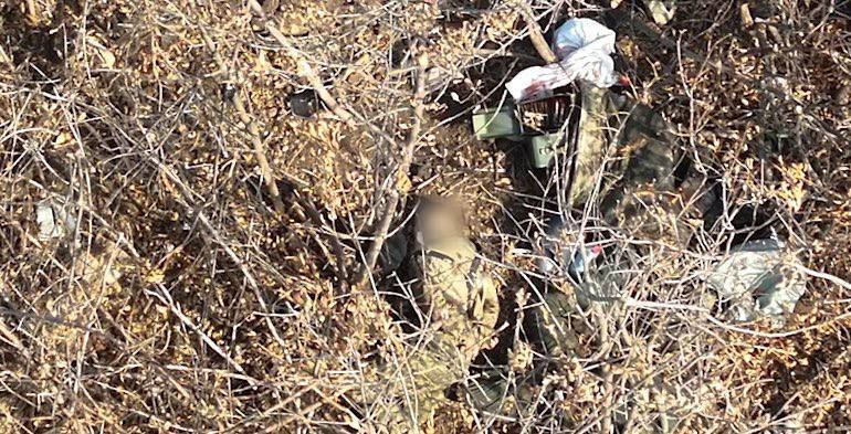 c0mmand0_2022's tweet photo. 🇺🇦#Ukraine 🇷🇺#Russia:
⚡️Hướng #Tomak vài ngày trước, drone Uka ghi lại được hình ảnh những tù binh Uka với 2 tay bị trói bị sát hại trong các chiến hào Nga. Dựa vào phù hiệu thì họ thuộc Vệ binh Quốc gia Uka. https://t.co/5kQd8xe0Pk