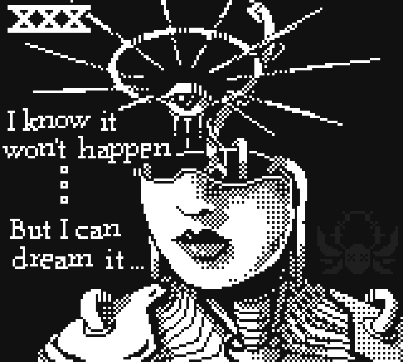 𝑨 𝒑𝒊𝒙𝒆𝒍 𝒂𝒓𝒕 𝒊𝒏𝒔𝒑𝒊𝒓𝒆𝒅 𝒃𝒚 𝒂 𝒓𝒂𝒏𝒅𝒐𝒎 𝒔𝒐𝒏𝒈 𝒊𝒏 𝒎𝒚 𝑷𝒍𝒂𝒚𝒍𝒊𝒔𝒕 𝒆𝒗𝒆𝒓𝒚 𝒅𝒂𝒚 𝒐𝒇 𝑶𝒄𝒕𝒐𝒃𝒆𝒓. 

30. Á𝒏𝒈𝒆𝒍 - 𝑩𝒆𝒍𝒊𝒏𝒅𝒂 

#pixelart #1bit #horror #gothic #retrogaming #Inktober #Octobit #ドット絵