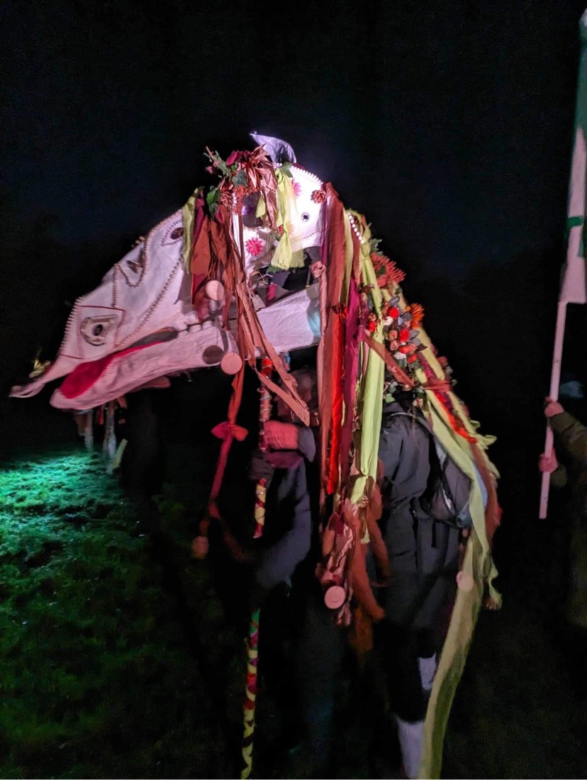 Brilliant finale last night, 'The Gathering', to South London Storytelling's Festival of the Dead - Exploring Samhain at #Tooting @WoodfieldPav. The evening brought dancing, drumming and even fire breathing. 🔥 Supported by @wandbc