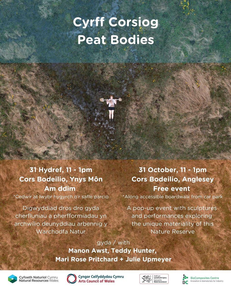 Diwrnod paratoi heddiw, gan obeithio am dywydd mor braf ar Gors Bodeilio eto fory. Ymunwch efo ni!