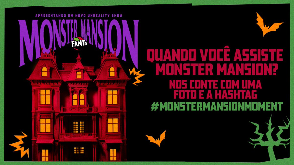 Quando você aproveita os momentos desse unreality show? 🧟 Compartilhe com a gente os seus momentos favoritos assistindo Monster Mansion usando a hashtag #MonsterMansionMoment, e não esqueça: toda terça-feira tem episódio novo no nosso canal de YouTube.