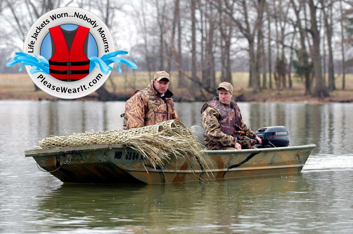 More hunters die from drowning each year than from gunshot wounds, but surprisingly some don’t consider themselves boaters. Wearing a life jacket and engine cutoff device is critical for those who use boats in pursuit of any activity on the water. #LifeJacketsWornNobodyMourns