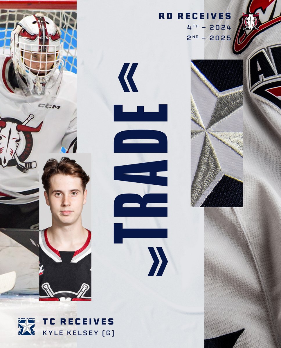 The Americans have acquired goaltender Kyle Kelsey in a trade with the Red Deer Rebels.

Welcome to Tri-City, Kyle!

DETAILS 🔄 » bit.ly/49gW3Pu