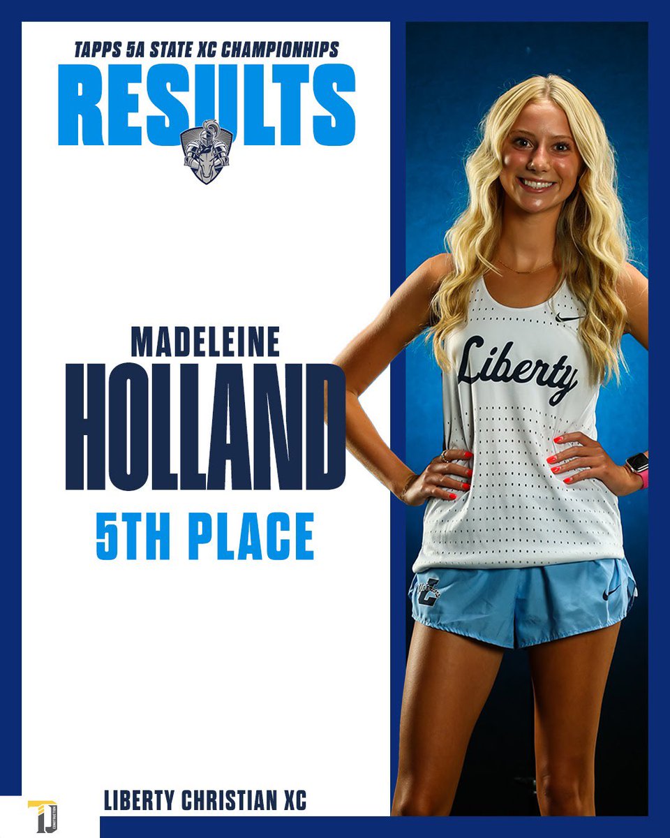 TAPPS 5A STATE RESULTS:
Madeleine Holland - 5th place! 
#FORHIM