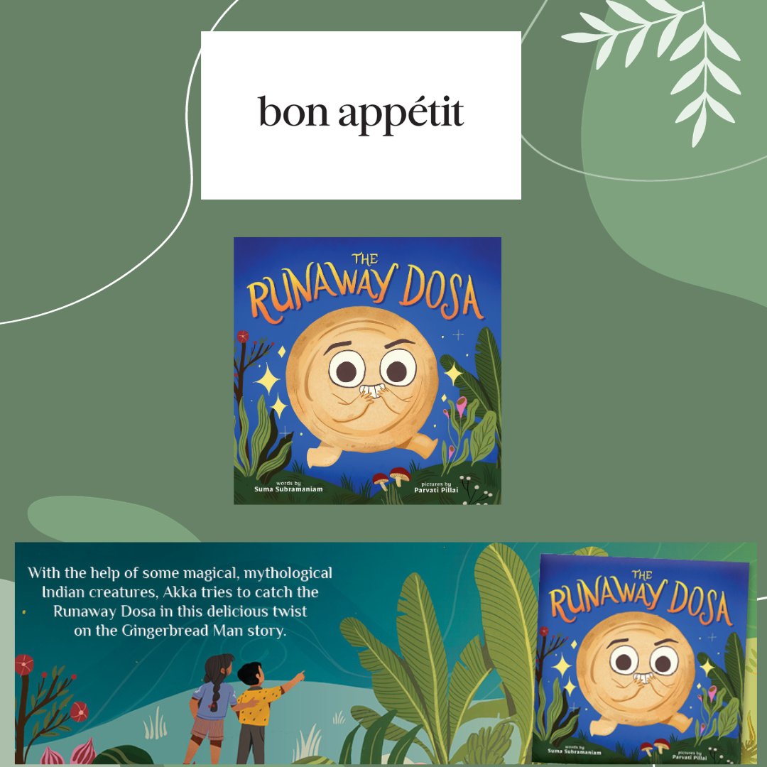 Received great news this morning that The Runaway Dosa was featured in Bon Appetit’s article on 13 Fall Books for Food Lovers to Devour. The book is in great company.

Link to the article is here: bonappetit.com/story/fall-boo…

#littlebeebooks #therunawaydosa #picturebooks #bonappetit