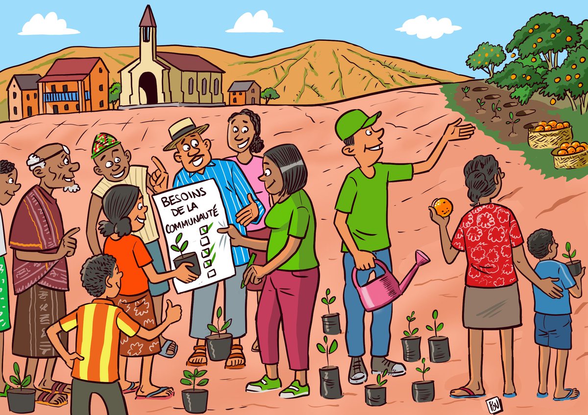 indrisolutions's tweet image. Une clé de la #reforestation : répondre aux besoins des communautés locales ! Écoutons-les, impliquons-les, valorisons leurs connaissances. Un principe fondamental pour la réussite de la reforestation à #Madagascar. 

Voir les 10 principes : indri.solutions/2022/03/01/10-…