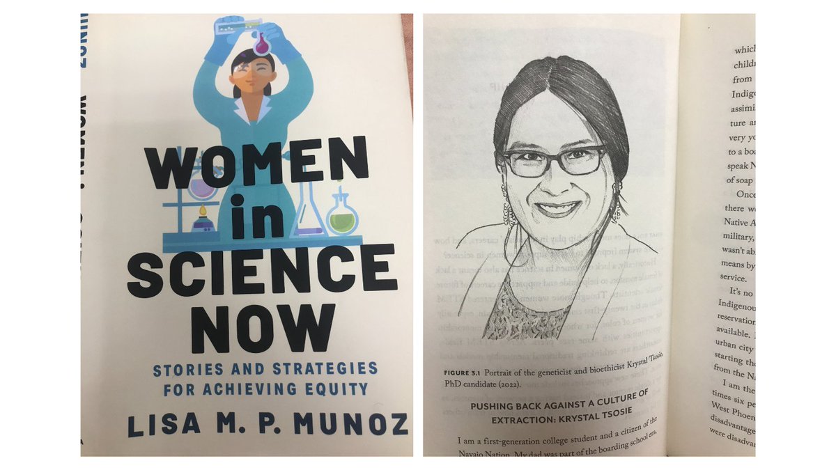 My story as an Indigenous woman pursuing a PhD in science is also the story of my parents' life journeys. Ahéhée' @lisampmunoz for the beauty in which you highlight representation in your book WOMEN IN SCIENCE. This was a joy to show my Diné parents. x.com/lisampmunoz/st…