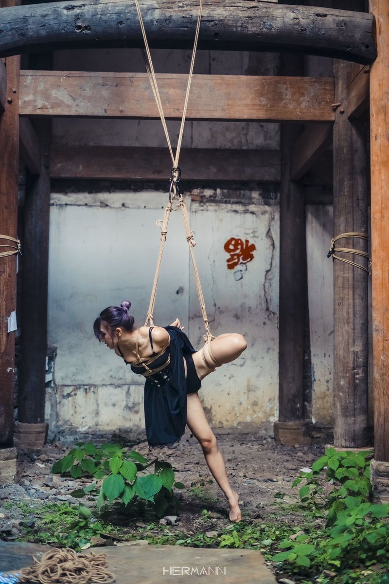 Sylvia_shibari's tweet photo. -

旧居游弋🐠

Rope：@Hermann____X 
Model：@Sylvia_shibari 
Photo：@IceyxJ1 https://t.co/ujjJCzfABm