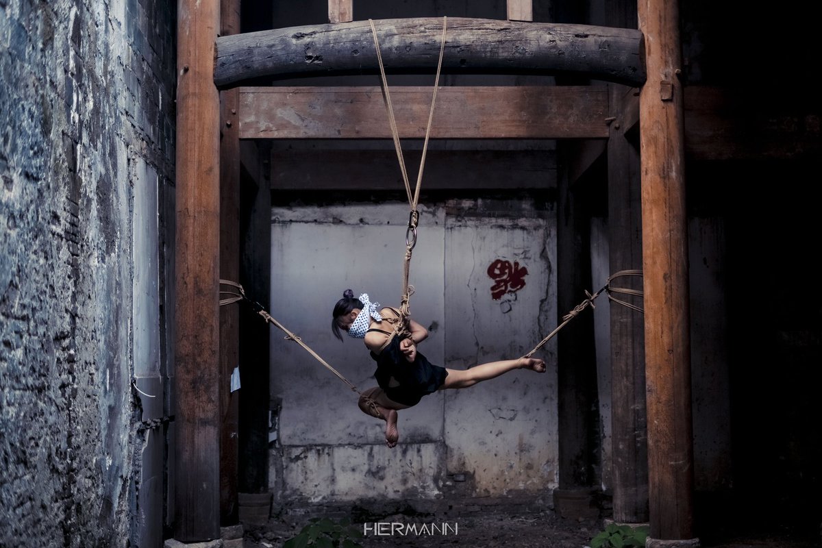 Sylvia_shibari's tweet photo. -

旧居游弋🐠

Rope：@Hermann____X 
Model：@Sylvia_shibari 
Photo：@IceyxJ1 https://t.co/ujjJCzfABm