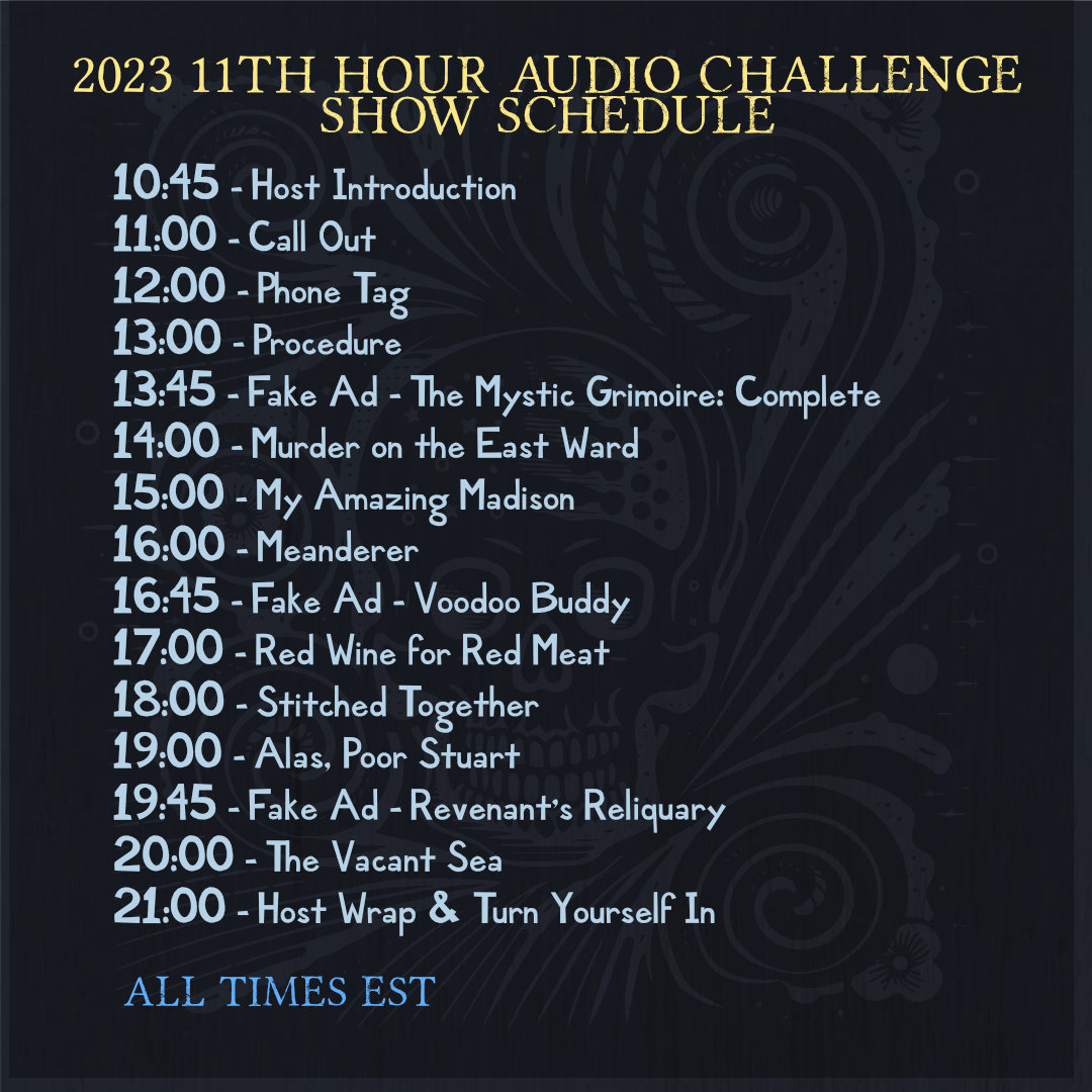 11thHourHorror's tweet image. What are you doing today?