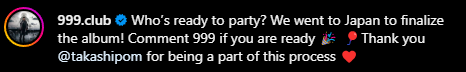 This is what 999Club wrote under the Juice WRLD Day promo video! 🎉🎉

They edited this message 22 minutes ago 

#LLJW 🕊️