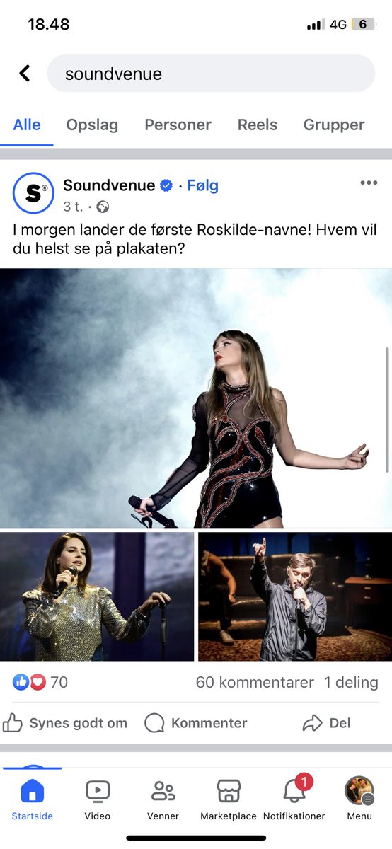 Umiddelbart historisk godt line-up Soundvenue teaser med der.