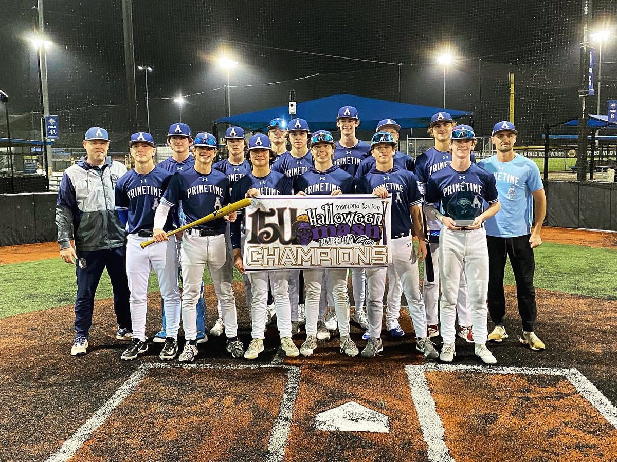 DaffneiRiedel's tweet photo. Congratulations to Jackson and his @PrimeTimeBSBLL 15u team! Coach Casey led the boys to victory at the Halloween Monster Mash up this weekend! Go Aces! ππβΎοΈππ#HalloweenMonsterMashup #diamondnationnj #15ubaseball #LifewithJR https://t.co/EiZ32JHNVP