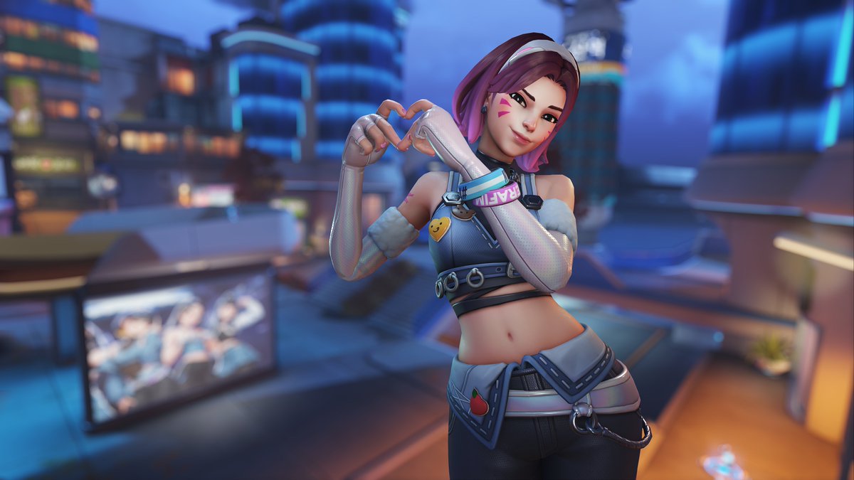 DVa in her new #Overwatch2 x LE SSERAFIM Skin 🐰✨
