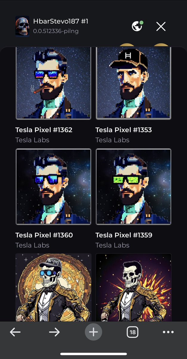 HbarStevo187's tweet photo. @tesla_labs Congrats @tesla_labs on the mint so far 

Loving my #TeslaPixels LFG ⚡️⚡️⚡️

The #DeFi journey has just begun ⚡️⚡️

#HBARNFTs #RevShareNFT #NFT #Sauce #TeslaLabs #NikolaTesla #HBAR $SAUCE https://t.co/x2xA4BUOeV