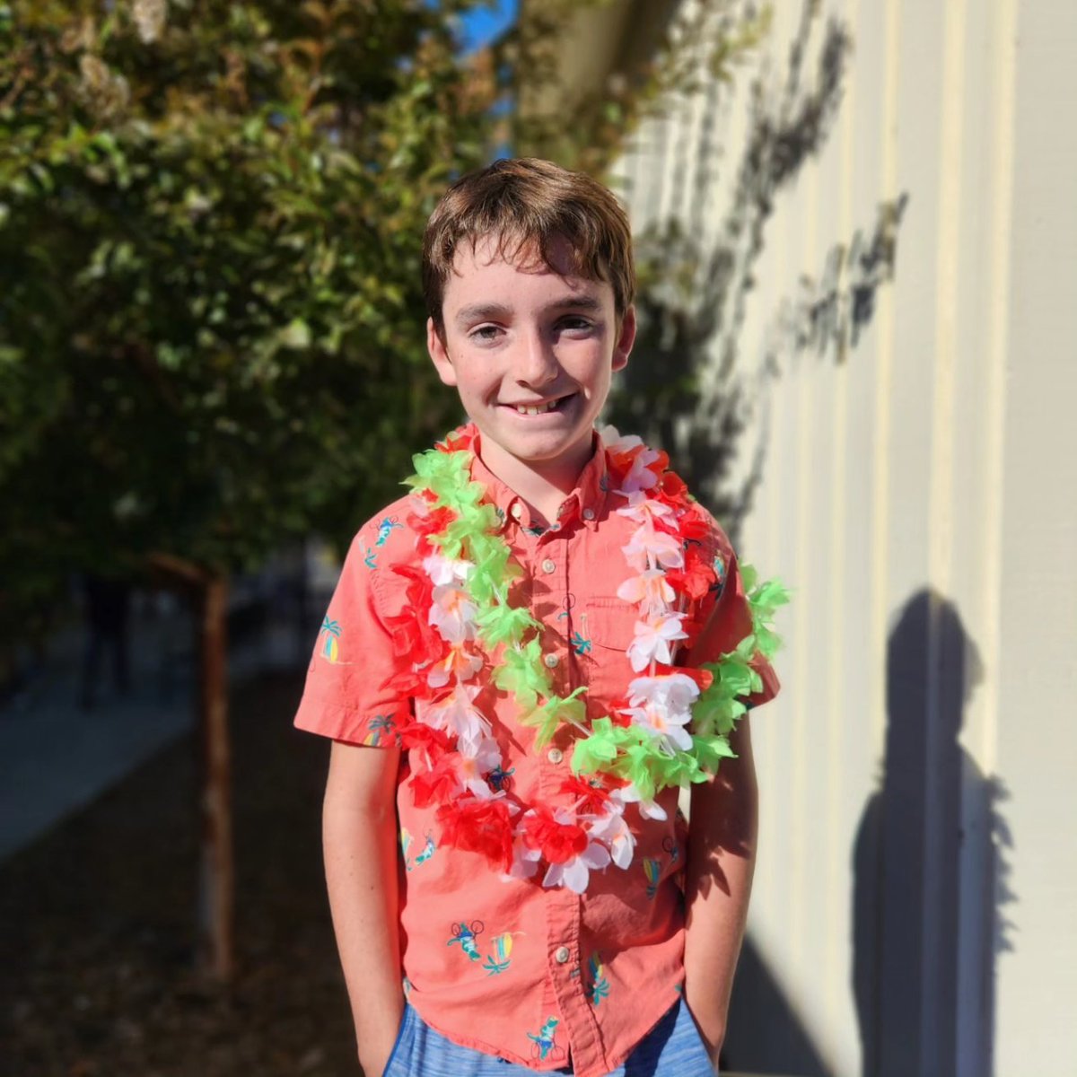 HallMiddle's tweet photo. It's Spirit Week at Hall! Today's theme: Hawaiian Day! #wearelcmsd #hallmiddle #spiritweek https://t.co/Q3SIqMNfmd