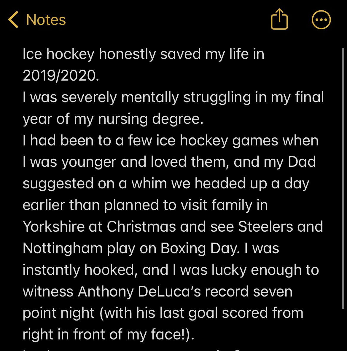 bookcasebetty's tweet photo. Such a beautiful story, and I love this, so, if it’s okay, I wanted to share how ice hockey honestly saved my life back in 2019/20… https://t.co/LFBVe5NbLz
