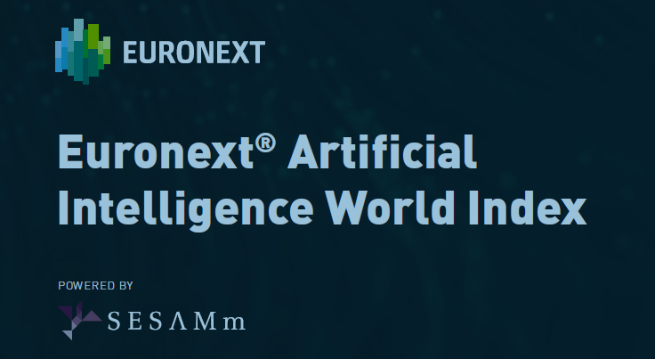 SESAMm_NLP's tweet photo. In case you missed it, SESAMm has partnered up with Euronext to launch the EURONEXT AI World Index.
To learn more about how this index can help boost your investment strategy, download the brochure here: https://t.co/qiUqTLcF0A #IndexSolution #ArtificialIntelligence https://t.co/566KSIoJvm