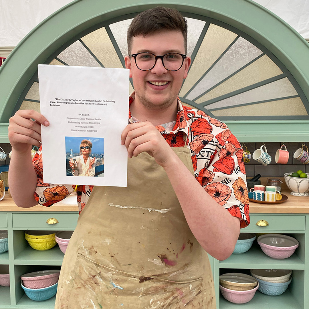 It's no mean feat to write a dissertation and be on Bake Off. Congratulations on being Absolutely Fabulous to the core, Rowan! #GBBO