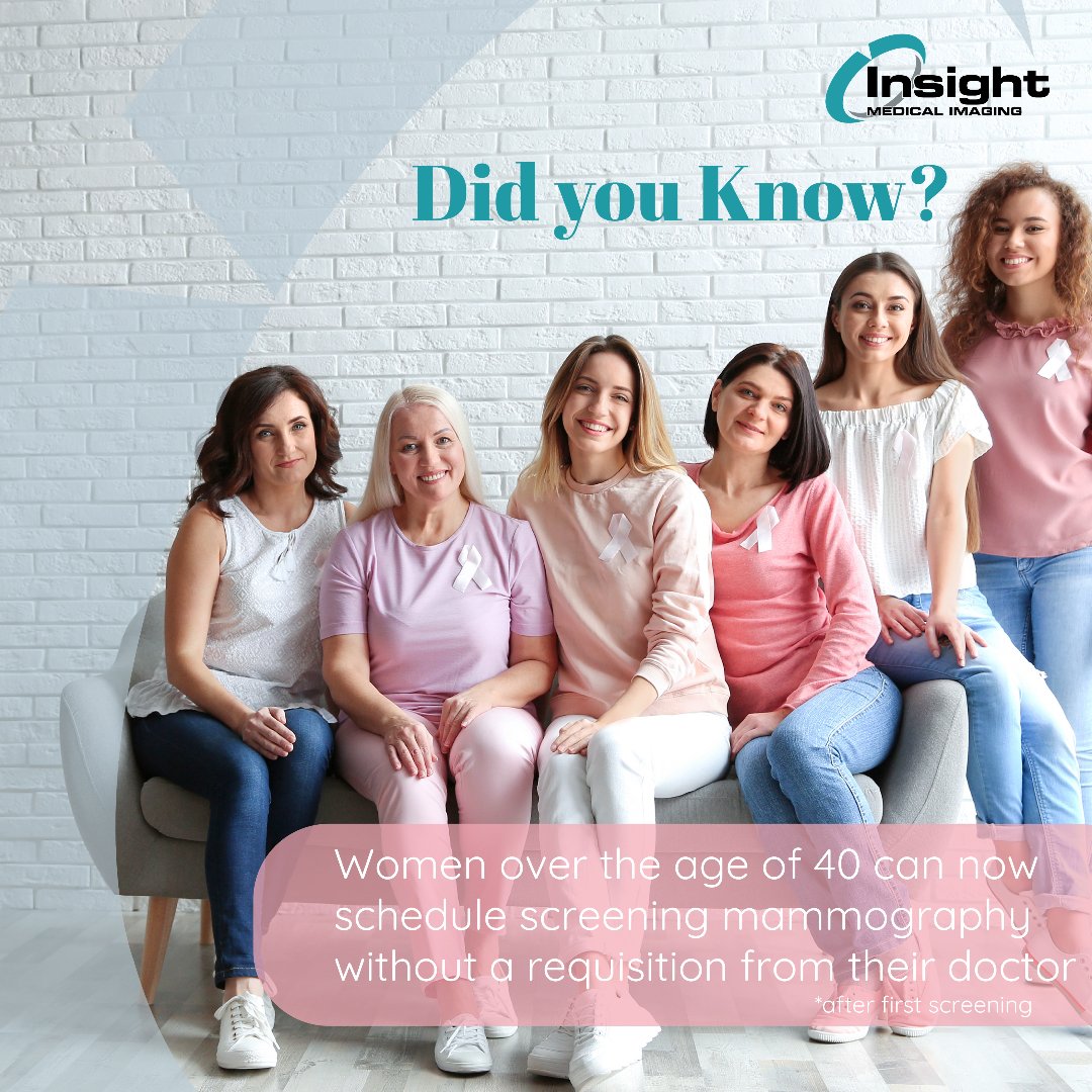 With the importance of early detection in mind, booking your screening mammogram has now been made easier for women over the age of 40.

Once you have completed your first screening (with a doctors requisition) all future screening appointments do not require a requisition.