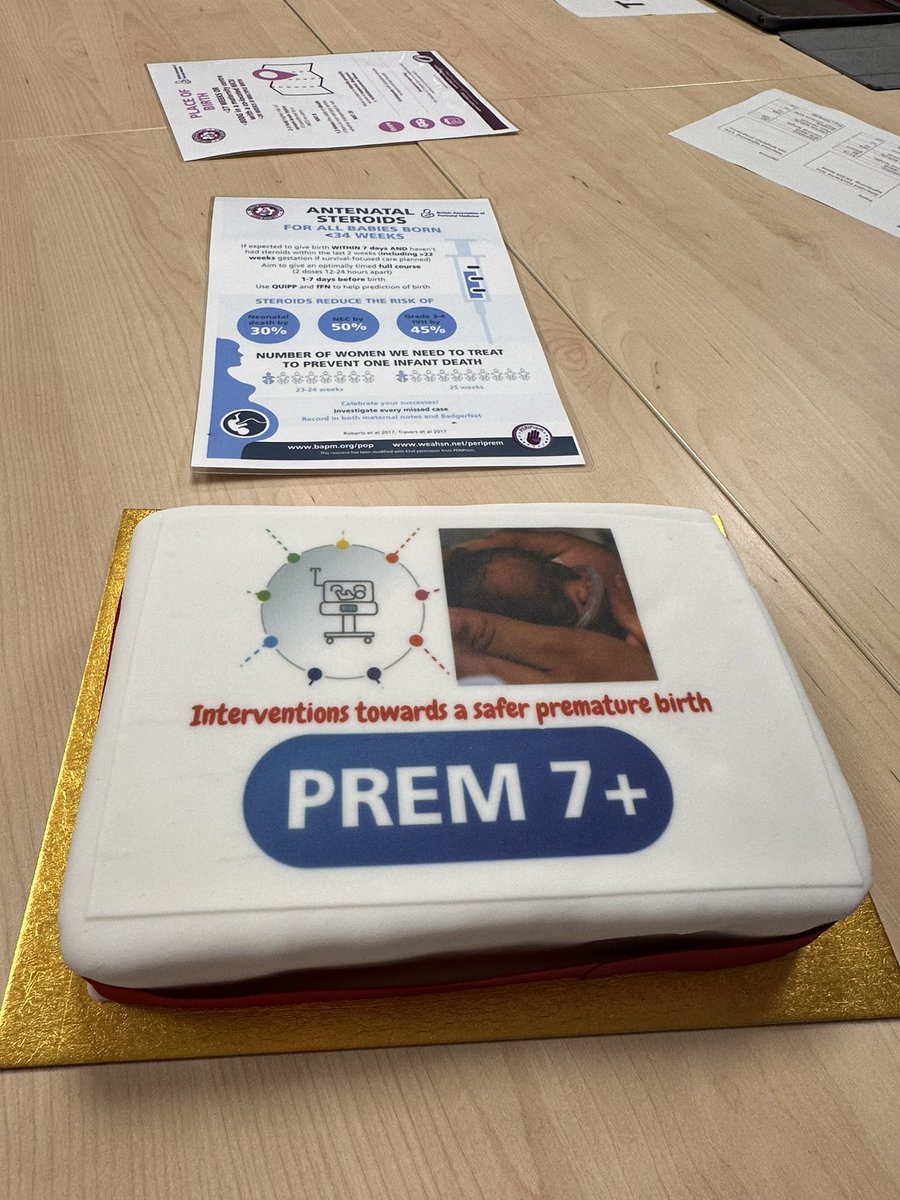 UHSussexMatServ's tweet photo. 🤩UHSussex Maternity team delighted to launch the Prem 7 + care bundle today on all four of our maternity sites.
The team started today at our Worthing site. Maternity staff were able to drop in and have a look at the evidence based information to support their practice. https://t.co/YEpRM1D5ad