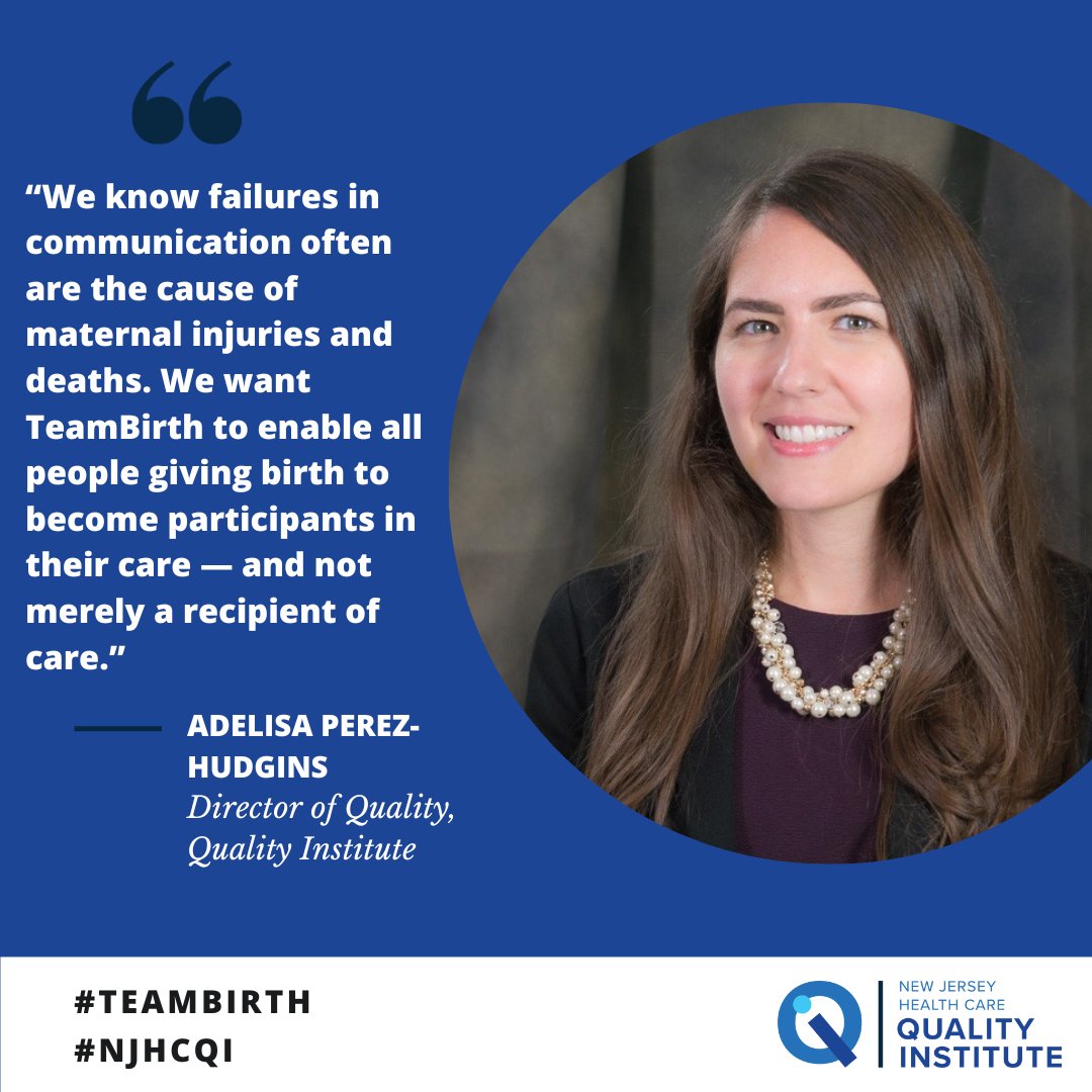 NJHCQI's tweet photo. 📣 New data reveals that patients at hospitals using the #TeamBirth model of care felt better informed and more involved with their care. Thank you to our partners @AriadneLabs @NJDOH. For more info, please visit: https://t.co/w6Q6ftKldU https://t.co/TpzFyfmigc