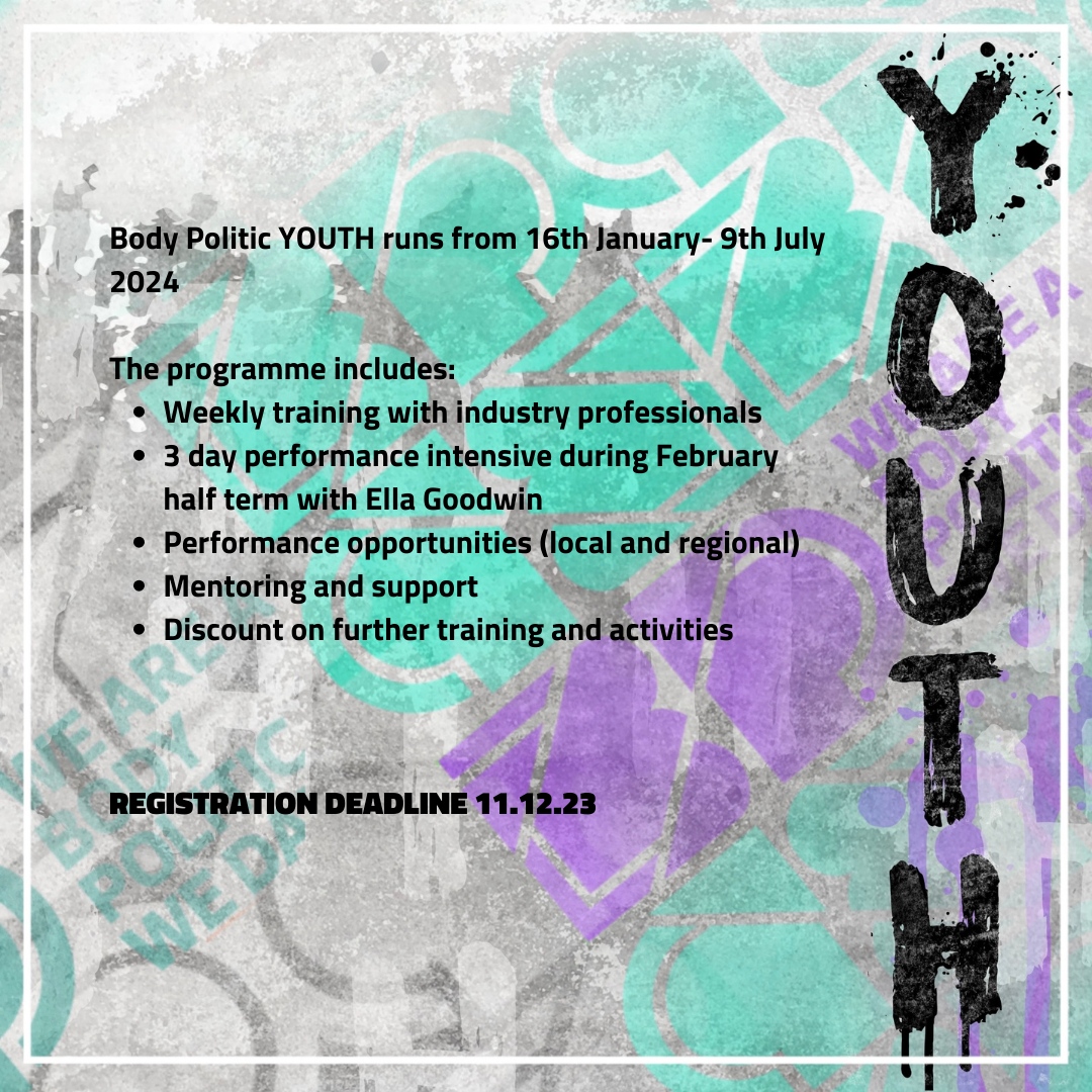 Introducing Body Politic YOUTH (16-21yrs) 🎉

A brand new Oxford-based dance training initiative created to nurture the next generation of young artists.

Just look at those guest teachers! 👀🔥

Find out more &amp; register: bodypoliticdance.com/classes/body-p…

#BPYOUTH #hiphopdance #oxford