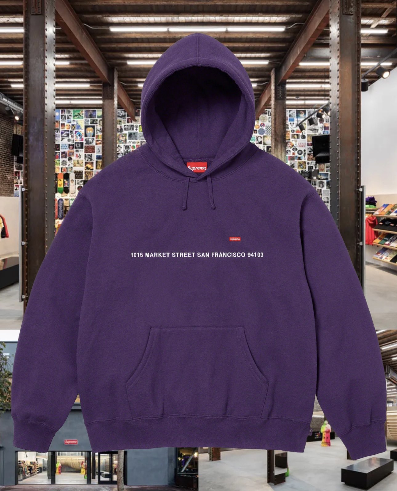 Supreme hq hooded hotsell