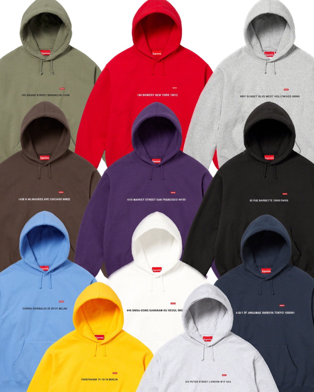 Supreme Shop Small Box Hooded Tokyo