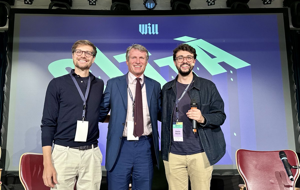ASpada_'s tweet photo. Bello l'incontro a #Future4Cities a #BASEMilano con @paolo_bovio #Will e Andrea Colombo #Tulou per parlare di “Ecosistemi urbani in trasformazione: la sfida delle imprese”.
Le nostre #imprese sono guidate da “una cultura politecnica” che non si limita alla mera produzione, ovviamente fondamentale: nella #GrandeMilano e nelle sue province esistono tantissime realtà produttive all’avanguardia, che a loro volta fanno parte di filiere ancora più lunghe, europee, globali che insieme concorrono allo sviluppo di tutta la regione e l’Italia. Partiamo da questo patrimonio, che dobbiamo tutelare, per promuovere una #politicaindustriale comunitaria, per immaginare il #futuro dei nostri territori sempre più uniti e sempre più proiettati in #Europa e nel Mondo, per vincere la sfida delle due #transizioni – ambientale e digitale – verso una #sostenibilità che sia non solo ambientale ma anche economica e sociale.
Qui il mio intervento nella puntata registrata live del podcast #Città ➡ https://t.co/tQnphJRnW5