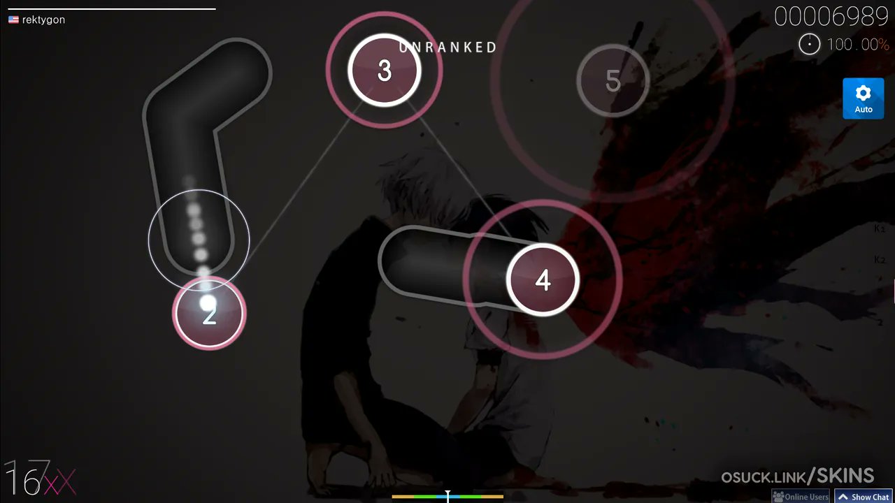 New osu skins on X: «MonkoGlassTest» v1.0 Aspect ratio: 16:9 Modes: std Size: 3.8MB // = Authors Rektygon (Mixer,Gameplay) / X