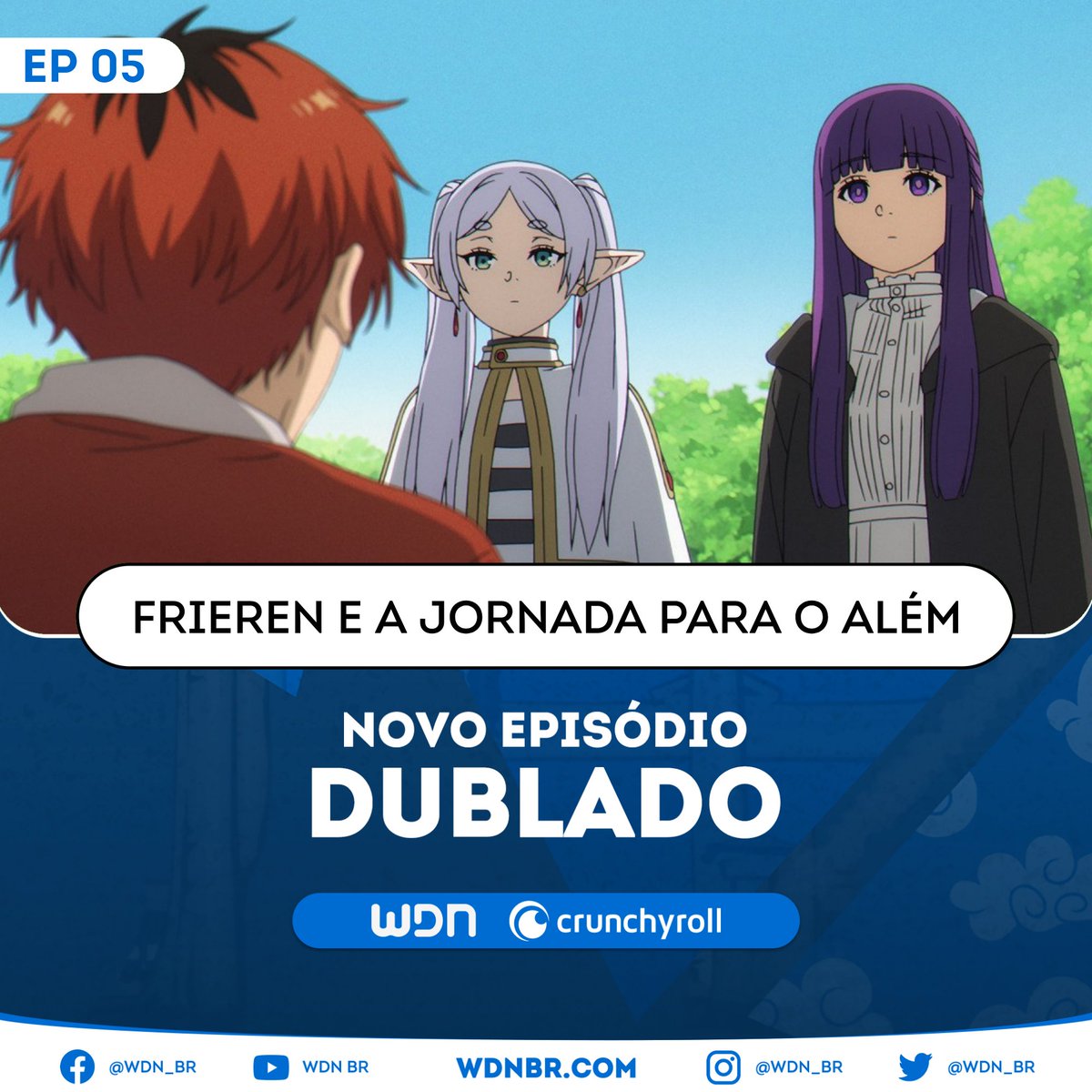 frieren estreia na crunchyroll legendado 