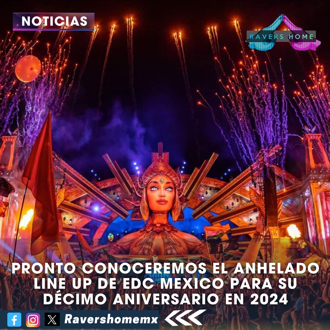 RaversHomeMx's tweet photo. Ravers 👀👀👀👀

Están listos para conocer el Line Up de la Decima Edición de EDC México 2024
🌼🌼🌼🌼🌼🌼

#RaversHome https://t.co/H2k1uttCpF