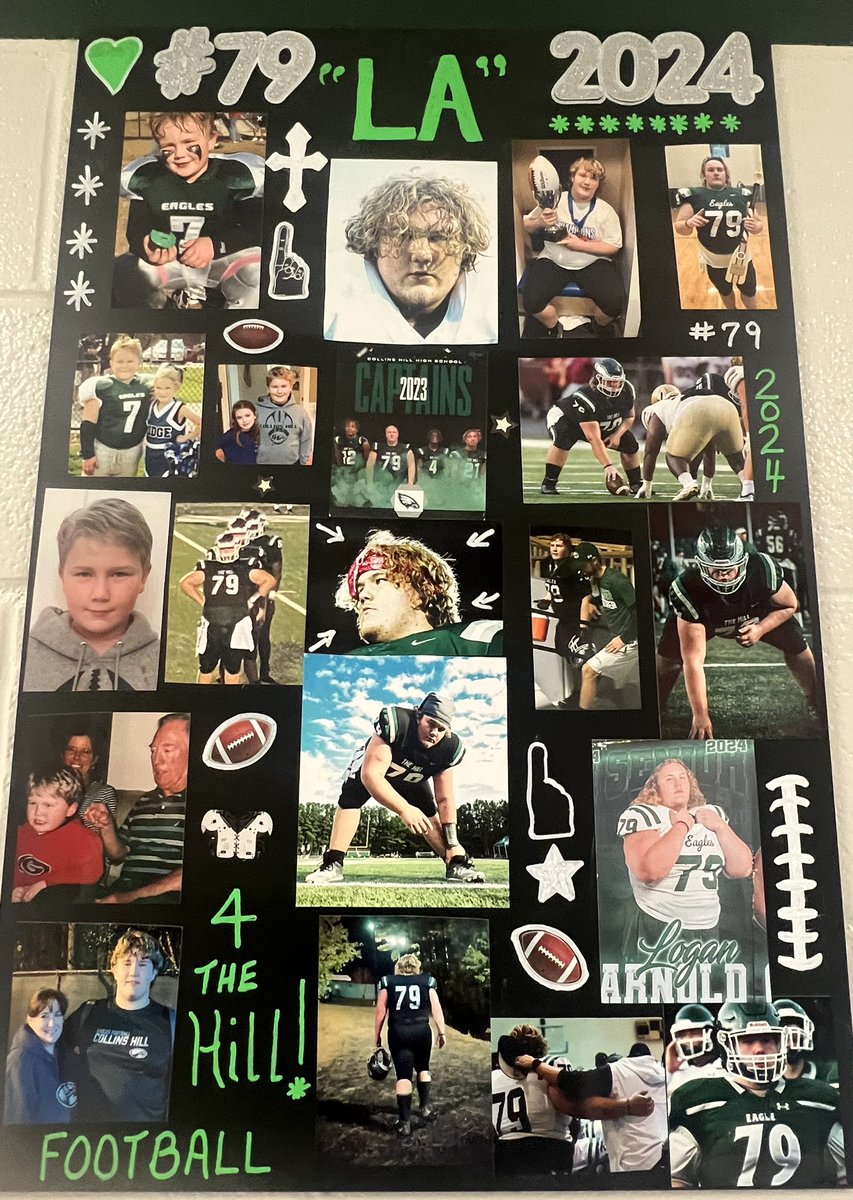 CollinsHillFB's tweet photo. In honor of Senior Week we will be honoring our seniors. Today’s Senior Spotlight is….

Senior WR - Quentin Grambo @QuentinGrambo 

Senior OL - Logan Arnold @LoganArnold_ 

Senior DL - Matthew Kitt

Senior TE/FB - Tristan McCoy

#FORTHEHILL 

@SwickONE8 @darealcoachcam1 https://t.co/pamQDq7G5o