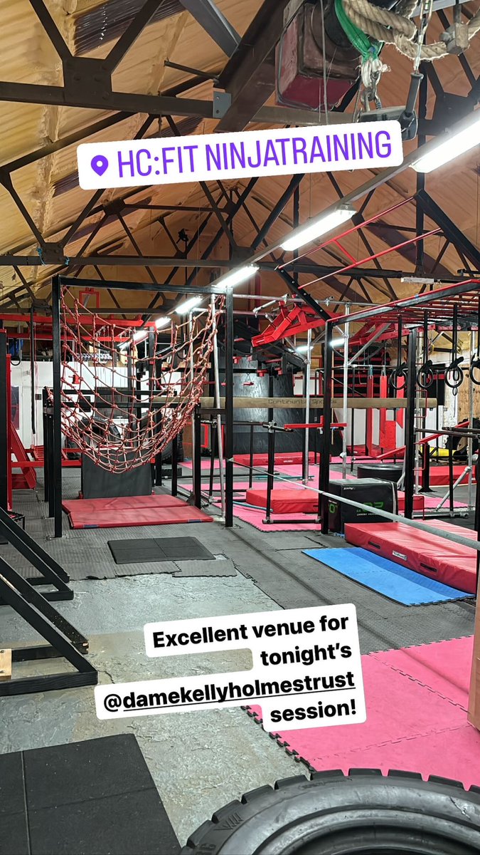 Come and join us <a href="/HCFit1/">HC:FIT NinjaTraining</a> this evening, tomorrow (31st) and 5th Nov for some fun activity between 5:30-9pm! It’s free all thanks to <a href="/DameKellysTrust/">DameKellyHolmesTrust</a>!