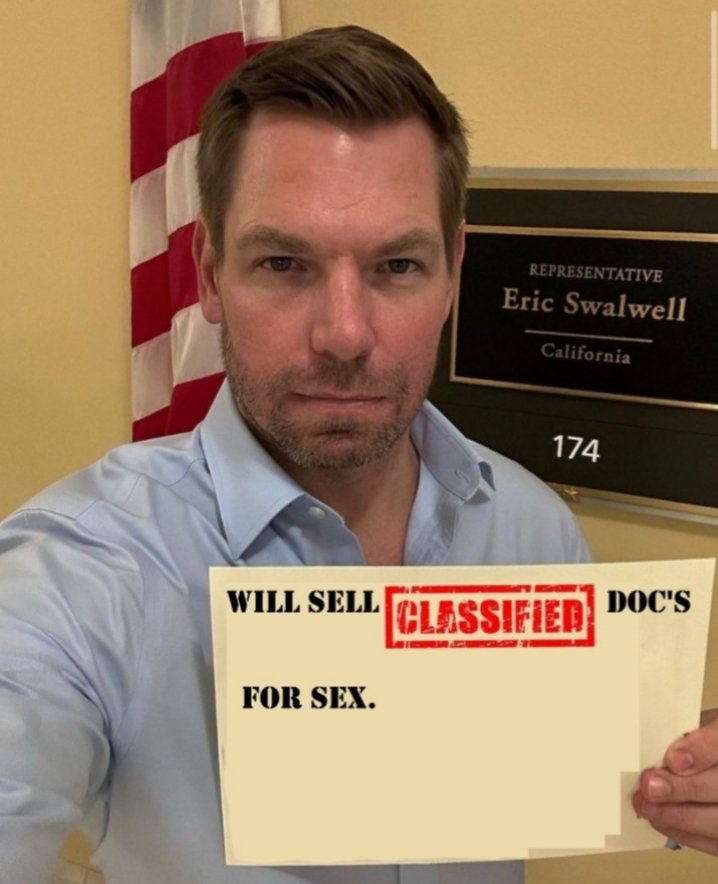 velvethammer's tweet photo. @LauraLoomer @ericswalwell Eris Swalwell is a traitor. #FangFang

#EnemyWithin
#WhoIsRayEpps
#electioninterference Colorado 14th Amendment https://t.co/VxSHKbbZA9