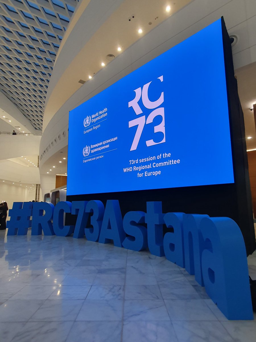 mlipasta's tweet photo. Retrospective on last week's 73rd session of the @WHO Regional Committee for Europe in which I had the honour to participate as part of the Monegasque delegation. 🇮🇩 #RC73Astana https://t.co/Z1oNtKeaJM
