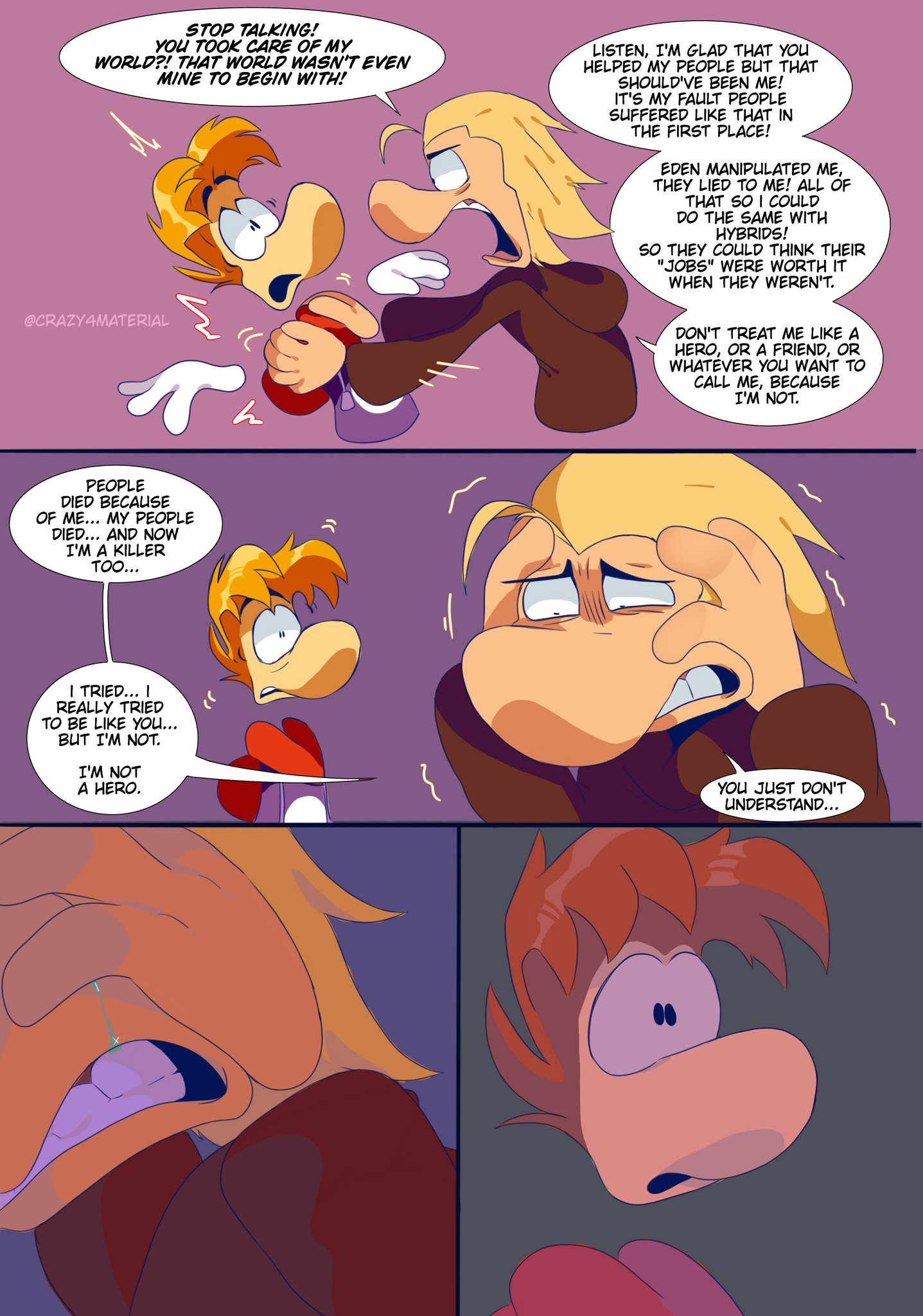 Rayman is Not Pleased by EarthGwee on DeviantArt